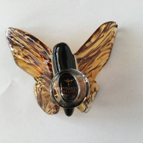 Vintage Dynasty Gallery Glass Butterfly figurine paper weight car decoration - Picture 4 of 5